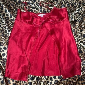 Vintage Victorias Secret tie mini slip